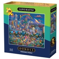 WH1DFA- I Love Seattle Personal Puzzle 210 piece