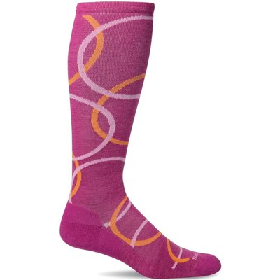 Women's Compression Socks In the Loop Raspberry M/L