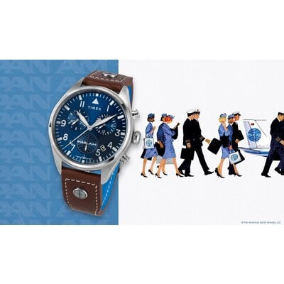 WH1TX Timex X Pan Am  Watch