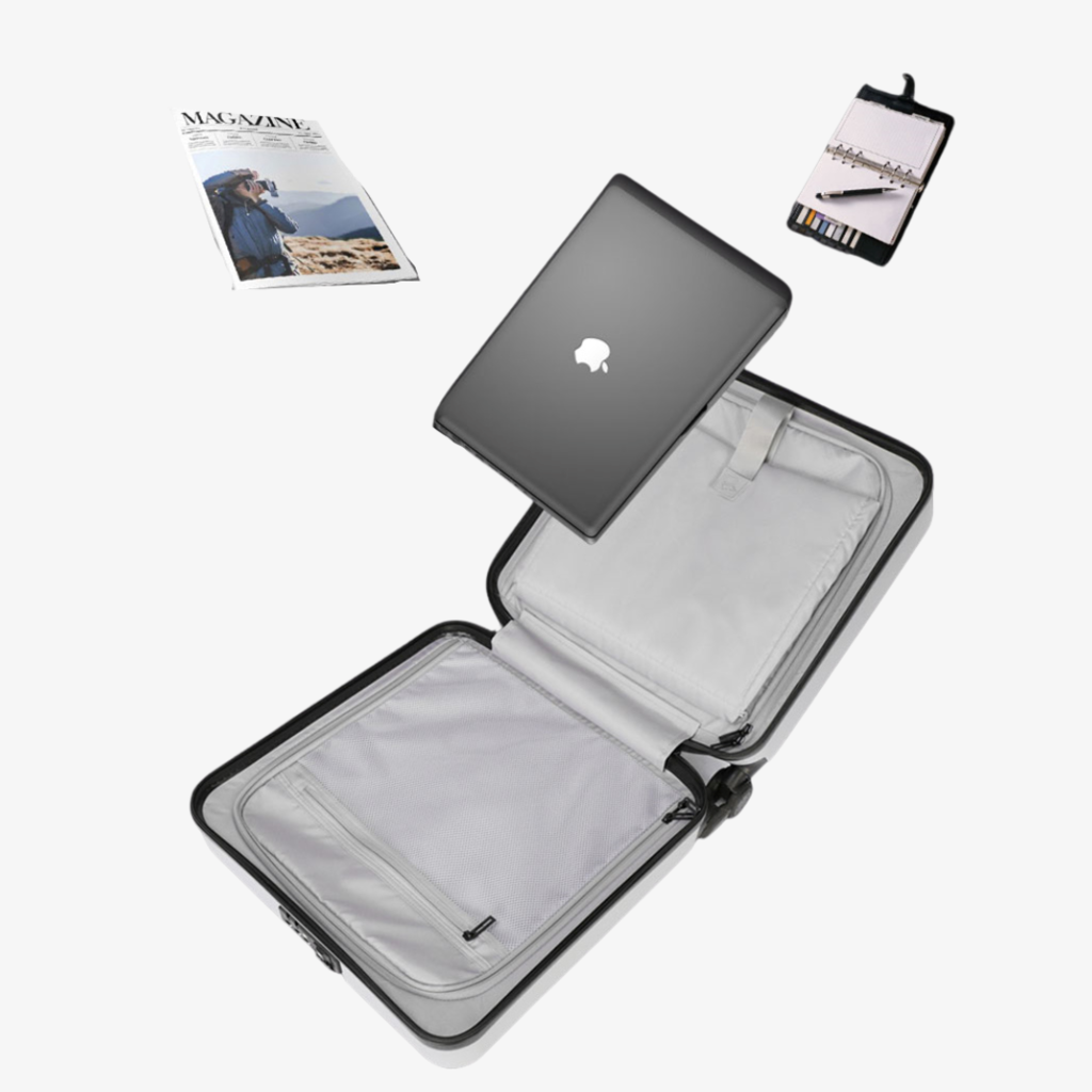 Hard Case Rolling Carry-On White