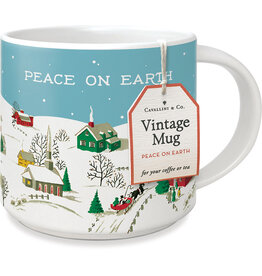 XMAS Peace on Earth Vintage Mug