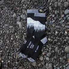 1WHFTGU- Mount Rainier Incrediwool Socks