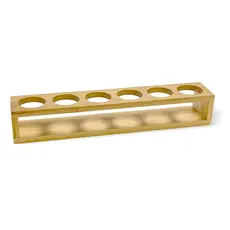 Shot Glass Bamboo Serving Tray