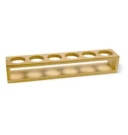 WHMS- Shot Glass Bamboo Serving Tray