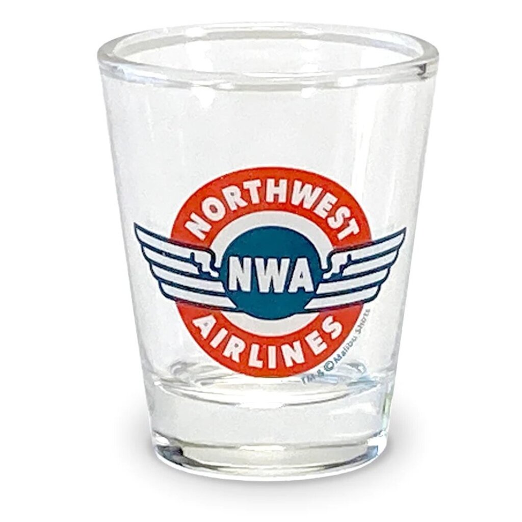 WHMS- Northwest Airlines Shot Glass