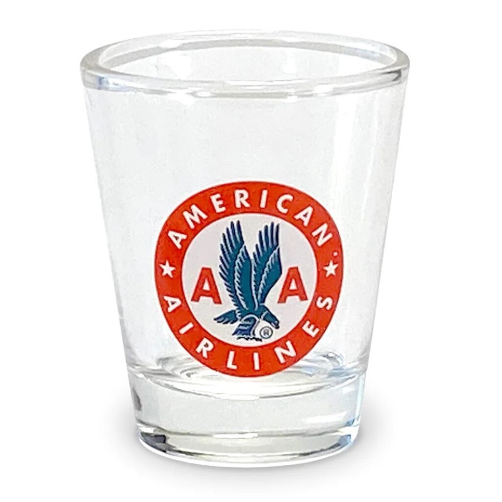 WHMS- American Airlines Shot Glass