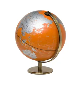 WH1GH- 10" Orange World Globe Light