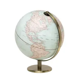 1GH- 10" Vintage World Globe Light