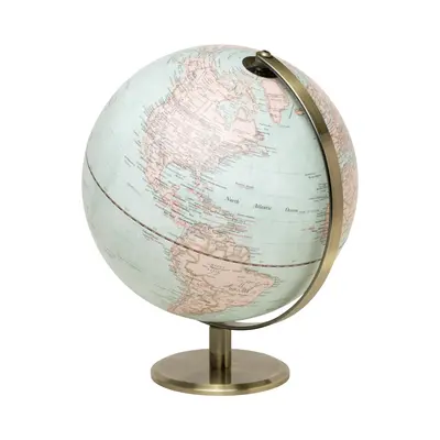 WH1GH- 10" Vintage World Globe Light