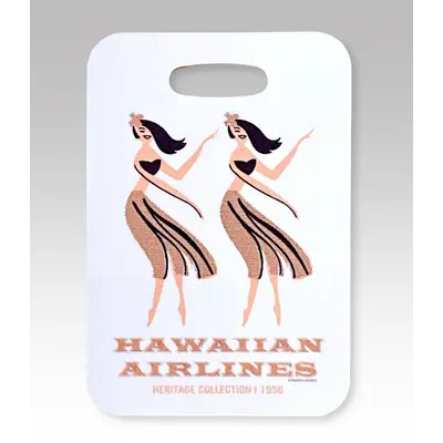 Hawaiian Air Hula Girls Luggage Tag