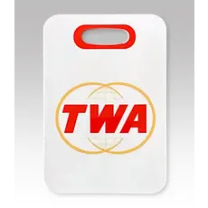 TWA Double Globe Logo Luggage Tag