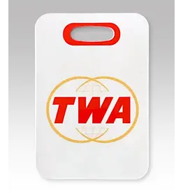 TWA Double Globe Logo Luggage Tag