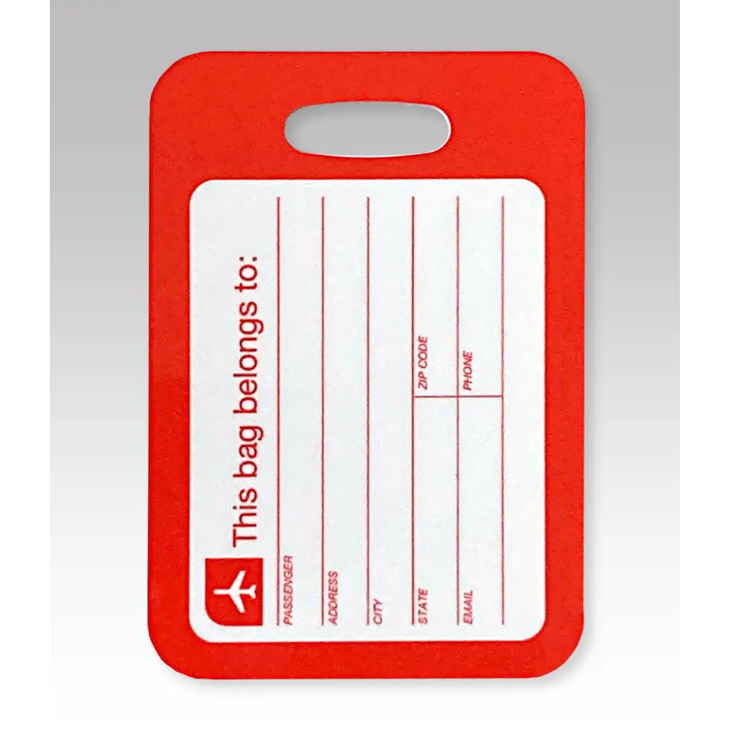 TWA Double Globe Logo Luggage Tag