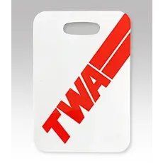 WHMS- TWA Logo Red Stripe Luggage Tag