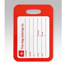 WHMS- TWA Logo Red Stripe Luggage Tag