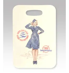 TWA Pin Up Girl Luggage Tag