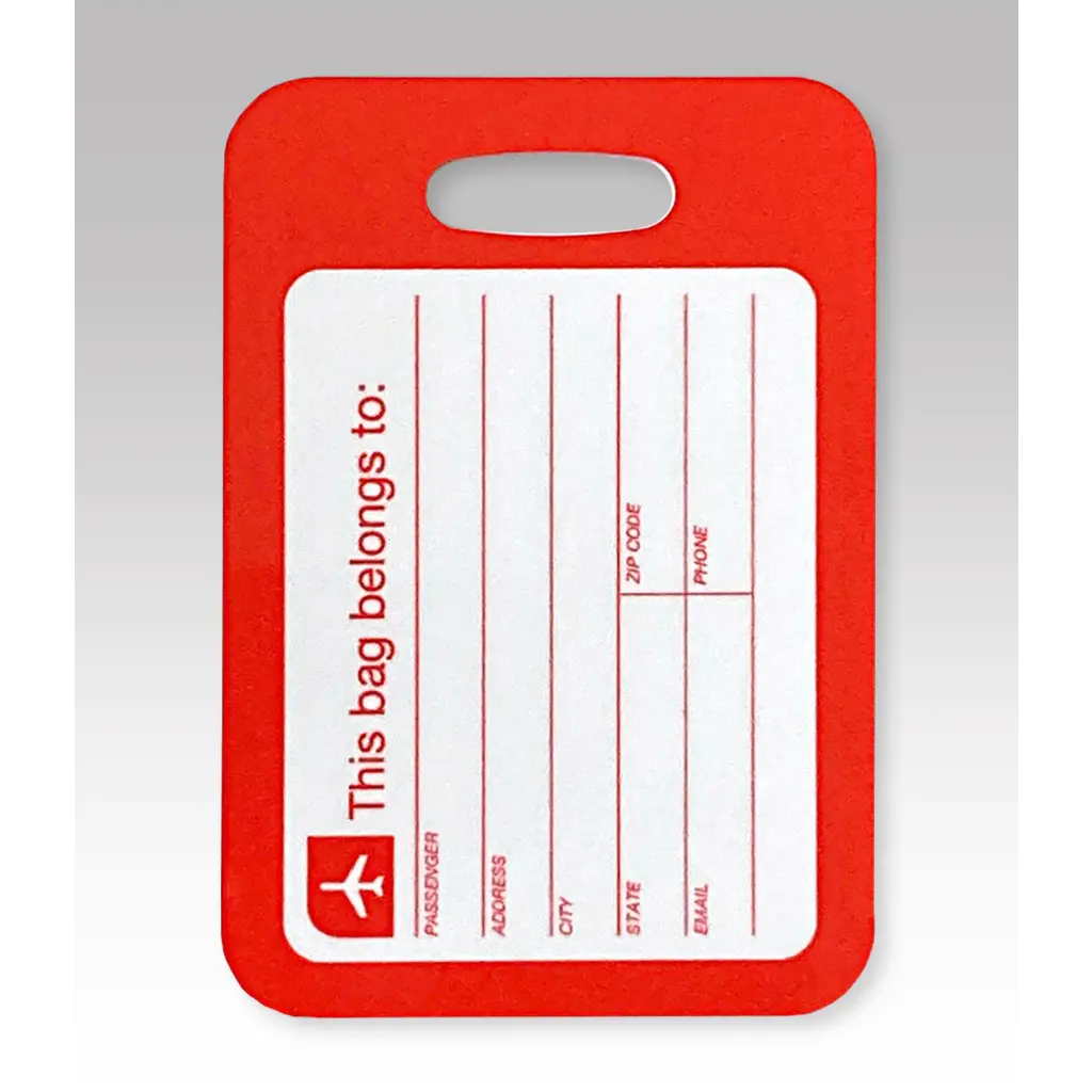 WHMS- Western Airlines Pin Up Luggage Tag