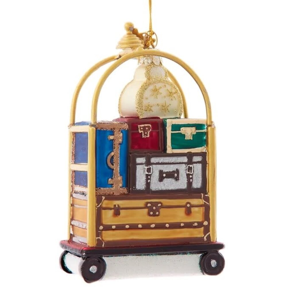 WHKA- Noble Gems Luggage Cart Ornament