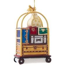 WHKA- Noble Gems Luggage Cart Ornament