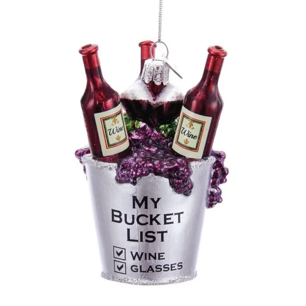 WHKA- Noble Gems Wine Bucket List Ornament