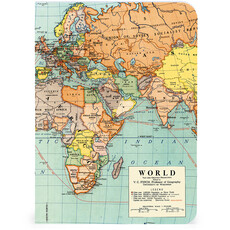 Vintage World Maps Mini Notebooks