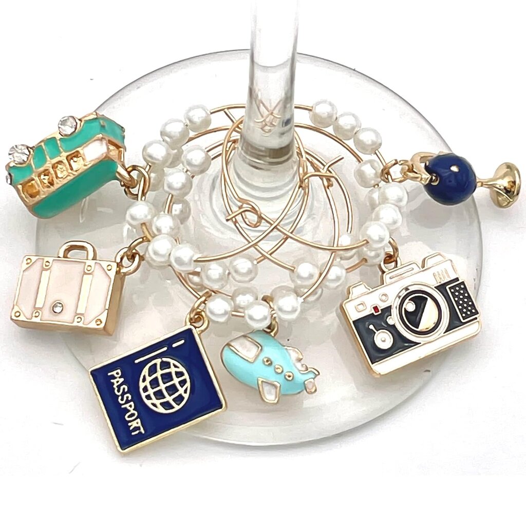 Travel Wine Charms