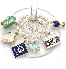 Travel Wine Charms