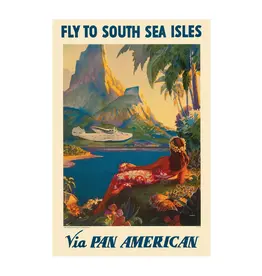 WHSTB- Pan Am South Sea Isles, c1938 China Clipper Postcard