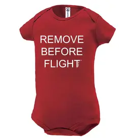 Remove Before Flight Onesie 12 MTH