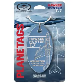 Plane Tag Hawker Hunter T.7