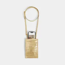 The Navigator Crossbody Phone Bag-Gold