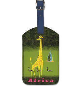 Africa - Africa Fly by BOAC Luggage Tag