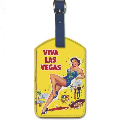 Viva Las Vegas Luggage Tag