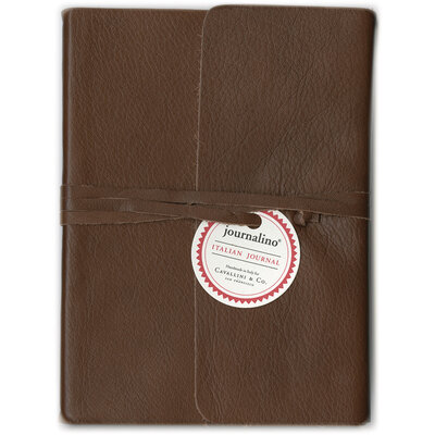Journalino Slim Brown Leather Journal