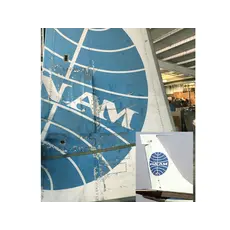 WH1TI- Pan Am 707 Tail Fin Globe Key Ring