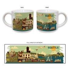 Seattle Emerald City Coffee Mug
