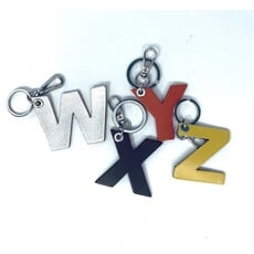 WHRF Handmade Italian Leather Initial Keychains