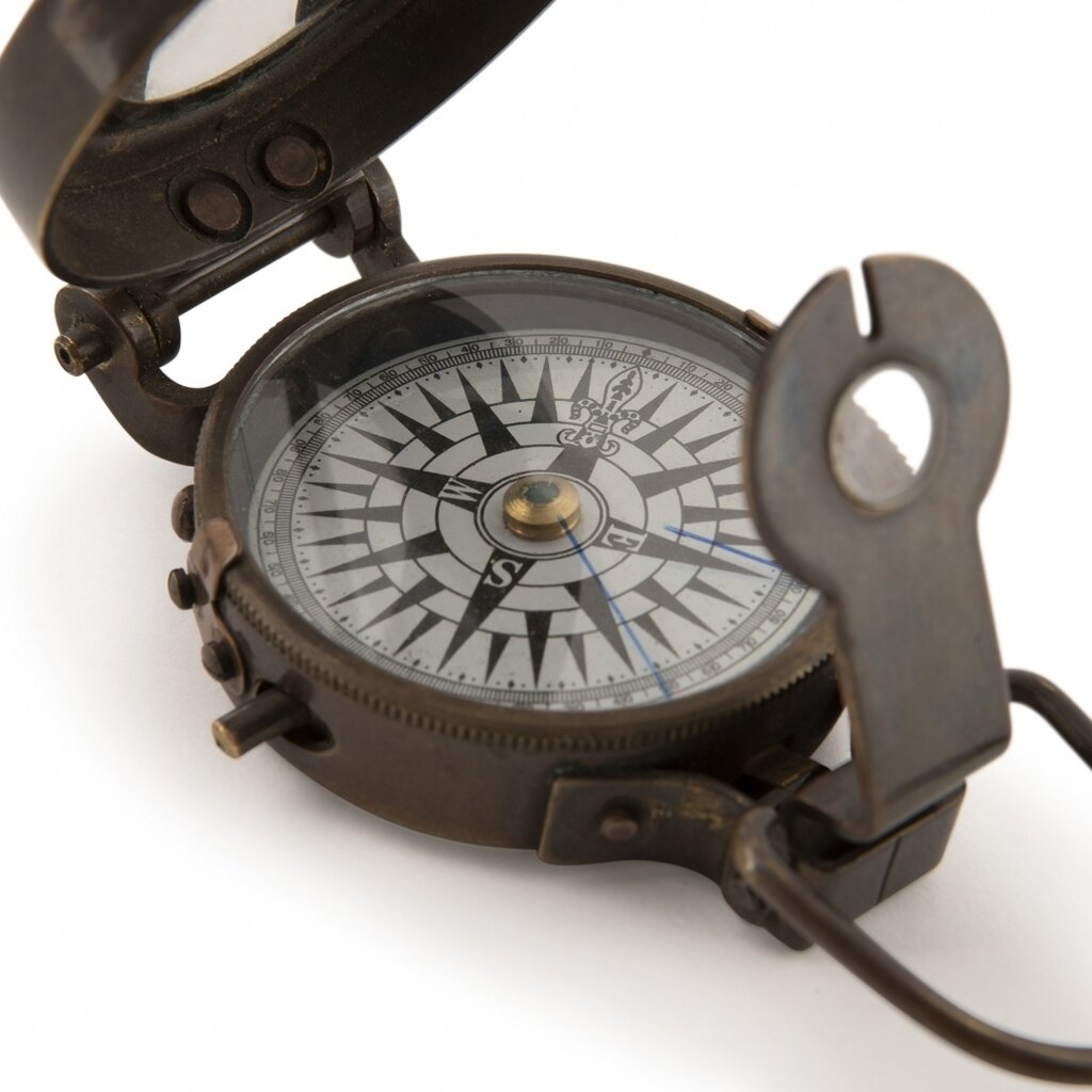 WWII Bronze Compass