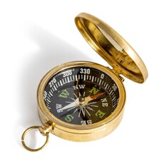 Compass: Small Brass DNR