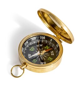 Compass: Small Brass DNR