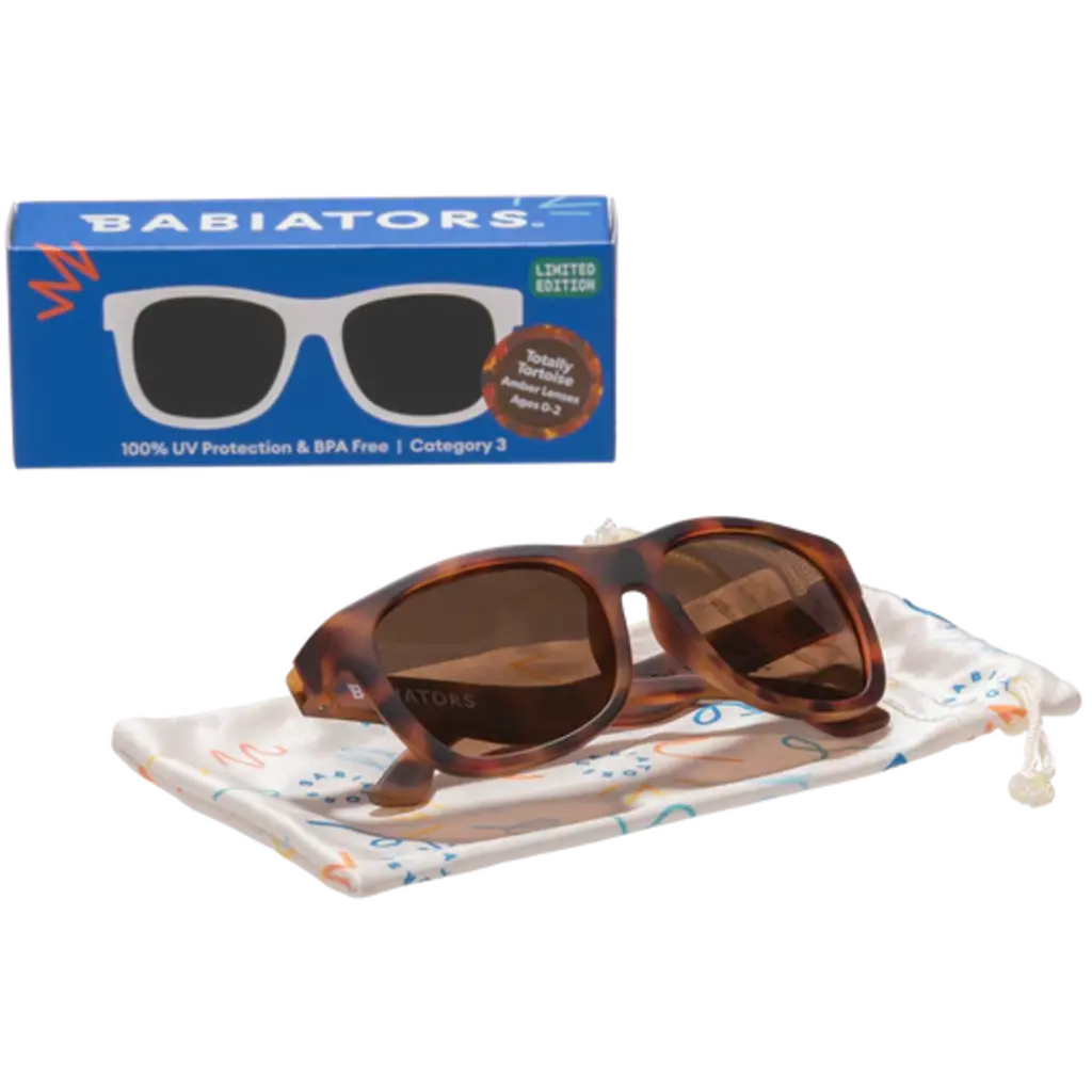 Babiators Polarized Navigator Totally Tortoise (Ages 6+)