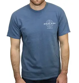 Pan Am Globe Denim Mens T-shirt