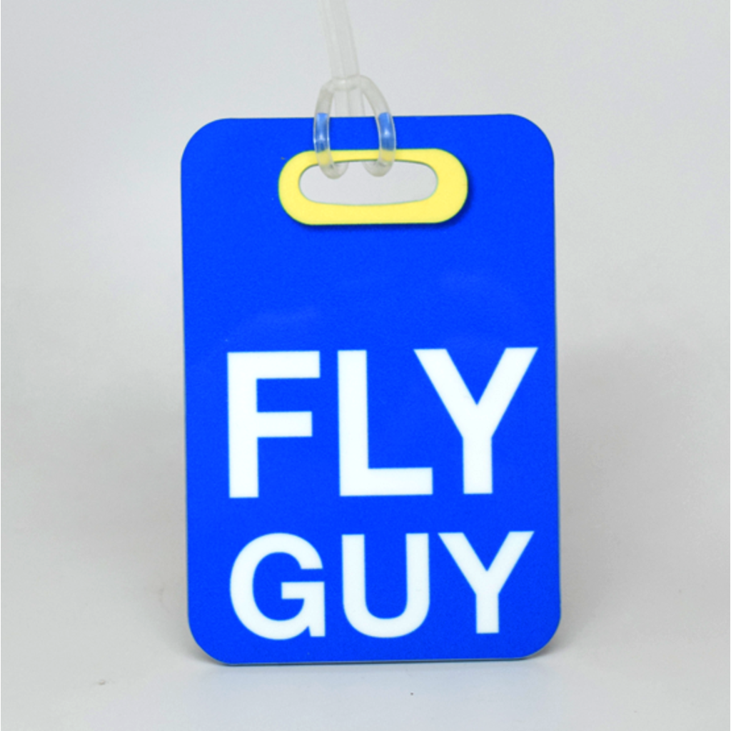 Fly Guy Luggage Tag - Blue