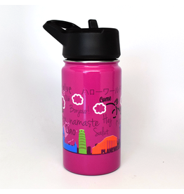 WHLB- Kids Around The World Water Bottle - Berry