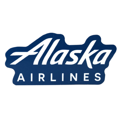 WHAA- Alaska Airlines Logo Sticker