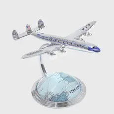 WHTDH- Pan Am Constellation Desktop Model with Half Globe