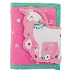 Unicorn Glitter Kids Wallet - Pink