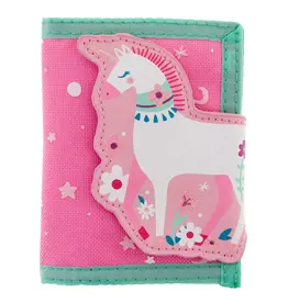 Unicorn Glitter Kids Wallet - Pink