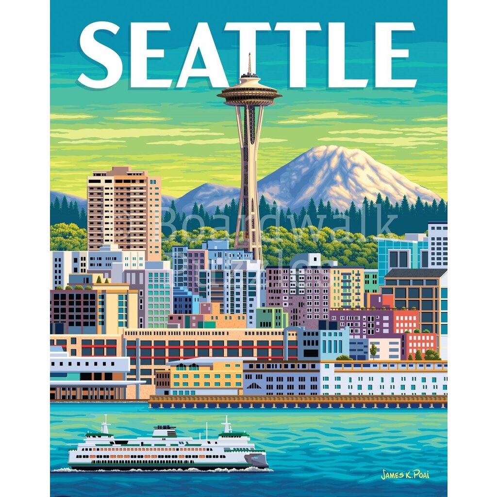 WHDFA- Seattle by Boardwalk Personal Puzzle 210 Piece