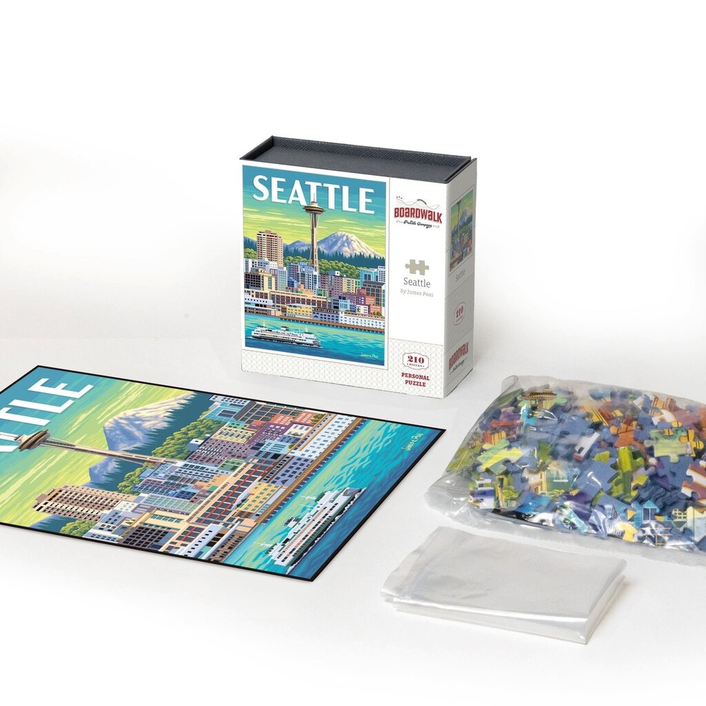 WH1DFA- Seattle by Boardwalk Personal Puzzle 210 Piece